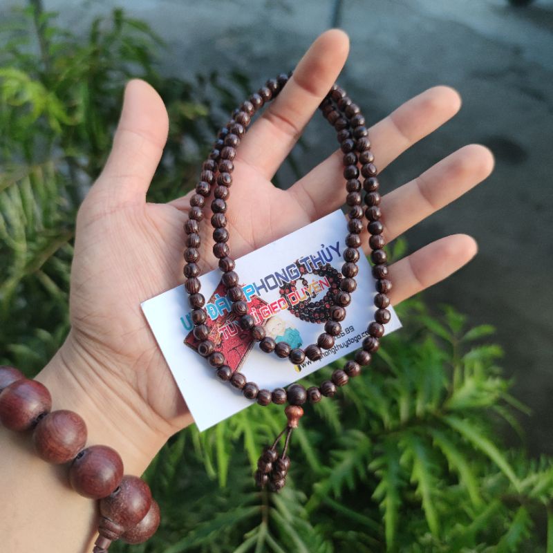 Vòng tay gỗ mun, chuỗi hạt phật giáo may mắn | BigBuy360 - bigbuy360.vn