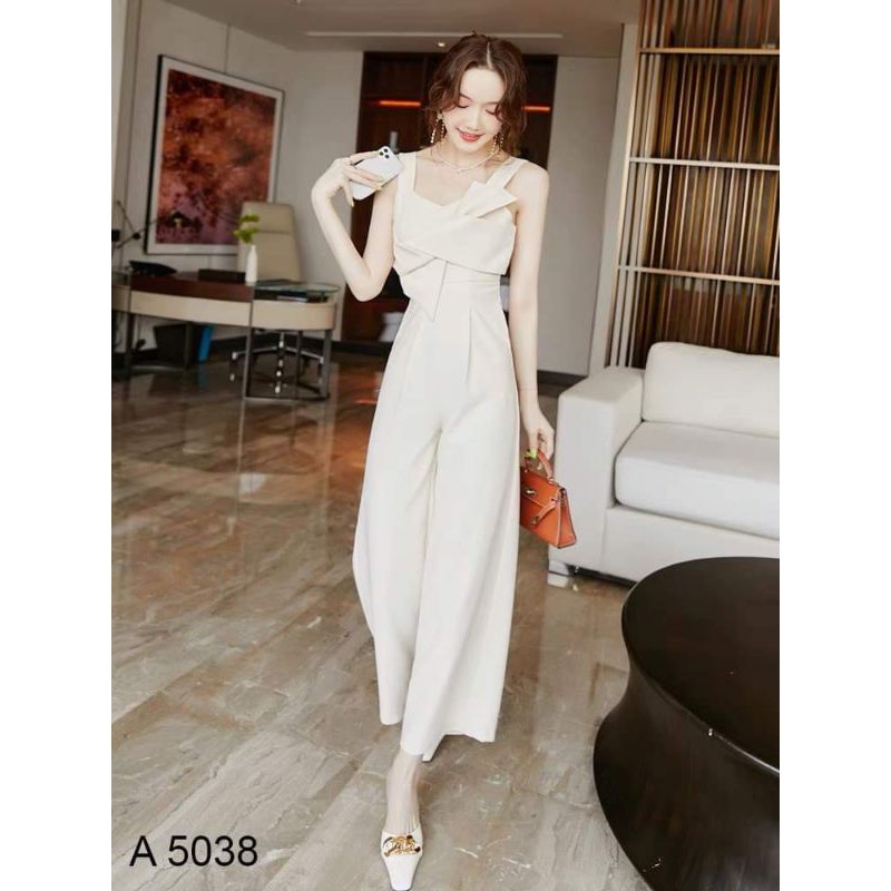 Jum ống suông nơ chéo hở lưng