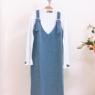 Set váy len bầu (ảnh thật shop chụp)