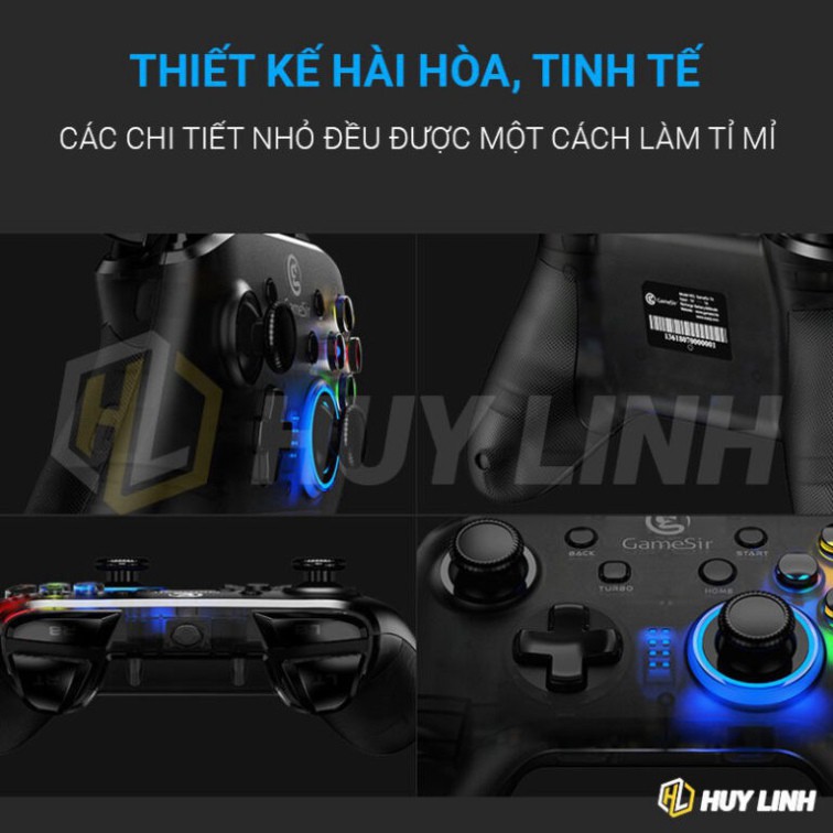 ✷∏✤Gamesir T4 chính hãng || Tay cầm chơi game không dây cho PC/Sony/PS3/Android