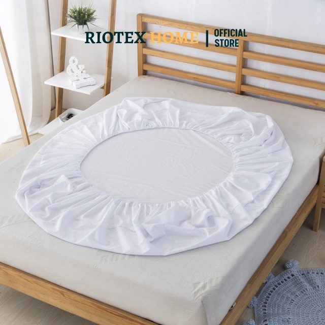 Drap-Ga Chuyên Dùng Khách Sạn Trắng Trơn Riotex, Vải T300 80% - 100% cotton, Chuyên Khách Sạn 3-5 Sao