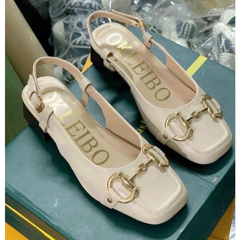 ] Sandal hàn quốc xích dd gót 3cm, giá 90k,FRESSHIP,ĐẾ CAO 5 CM, đủ size 35-39