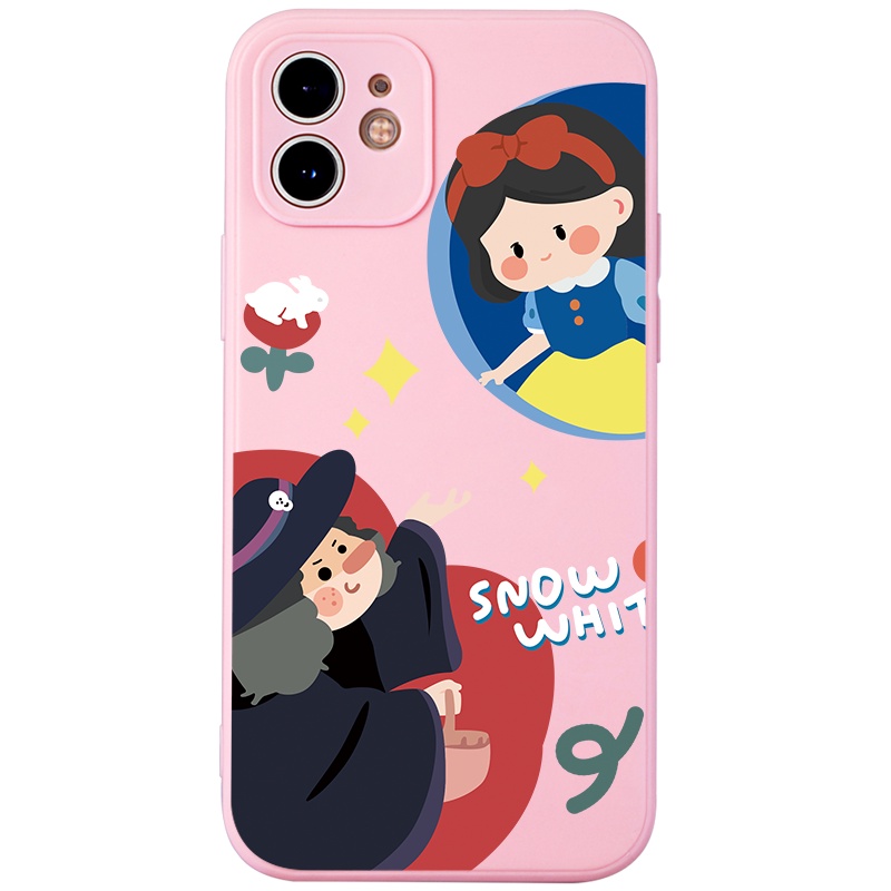 Ốp lưng JURSUE mềm hoạt hình dễ thương đẹp cho iPhone 13 12 11 Pro Max SE 2020 X XR XS 8 7 ip 6S 6 Plus kute Y1790