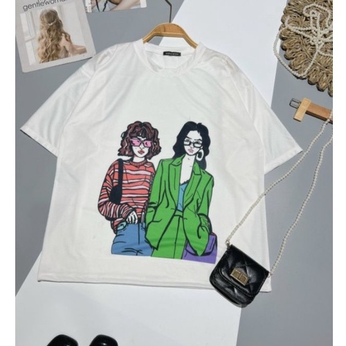 Áo Phông Nữ Tay Lỡ Form rộng Cá Tính Unisex Chất Cotton Mềm Áo Thun Nữ Form Rộng Hình In Vải Mát Mịn Không Xù Lông Đẹp