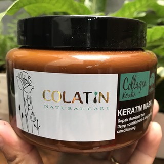 Kem ủ tóc phục hồi chuyên sâu Colatin Keratin hair mask (dạng hũ) 500ml