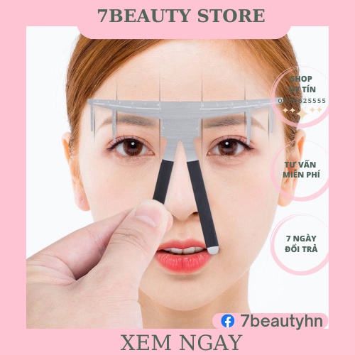 Thước Đo Siêu Nhanh Tỷ Lệ Vàng Định Hình Kẻ Khuôn Chân Mày
