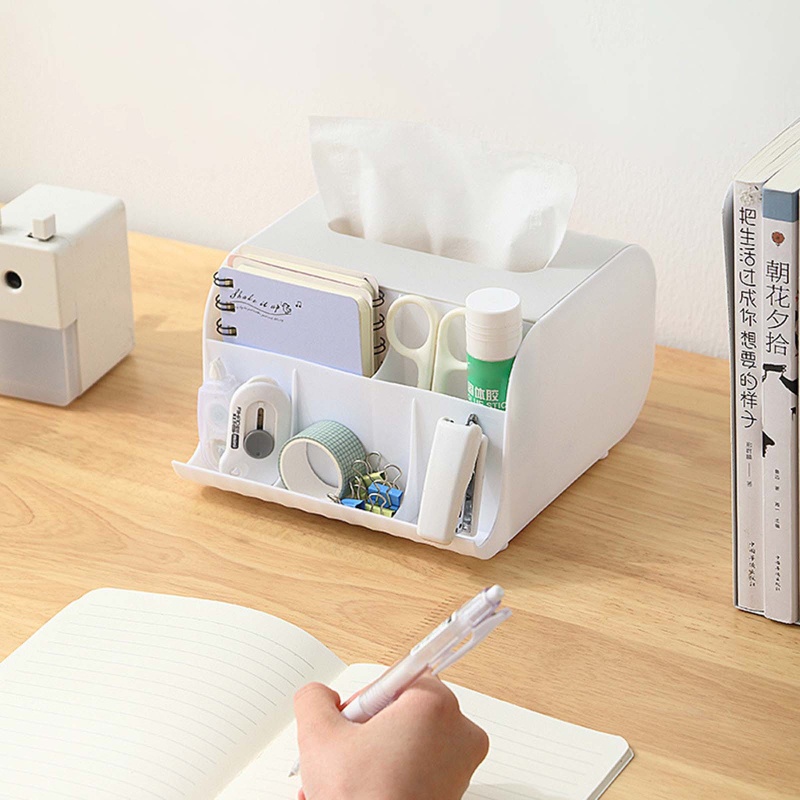 Hộp Đựng Khăn Giấy / Điều Khiển Từ Xa Đa Năng Hình Chú Voi Dễ Thương