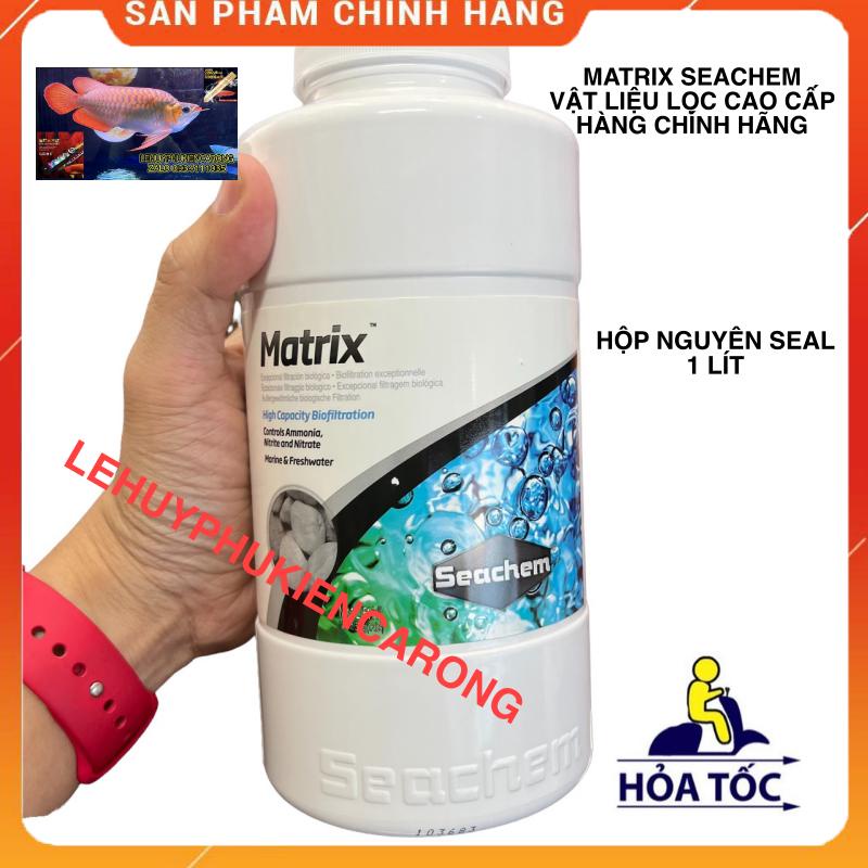MATRIX SEACHEM Hộp 1 Lít - Vật Liệu Lọc Cao Cấp Cho Hồ Cá Hàng Cty Chính Hãng