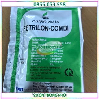 Phân bón lá vi lượng nhập khẩu cao cấp FETRILON COMBI gói to 25g