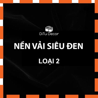 Nền vải siêu đen - Vải đen chụp ảnh siêu sang - DiTu Decor