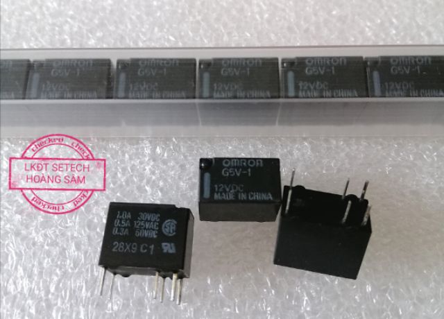 Relay rơ le tín hiệu chính hãng OMRON G5V-1-12V 24V