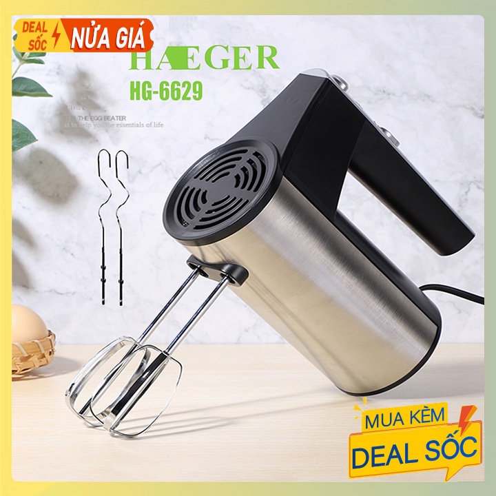 Máy đánh trứng, đánh sữa, đánh bọt cafe cầm tay công suất lớn 450W - Hỗ trợ tăng lực