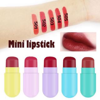 [Hàng mới về] Son môi mini tạo hình viên thuốc hiệu quả chống nước bền lâu
