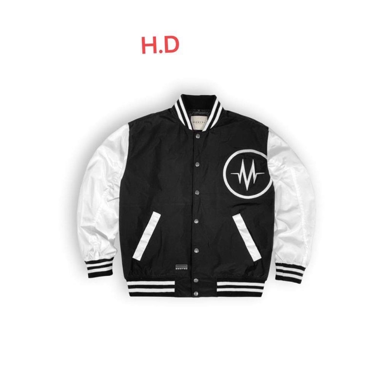 Áo khoác bomber vòng tròn chữ M HD12