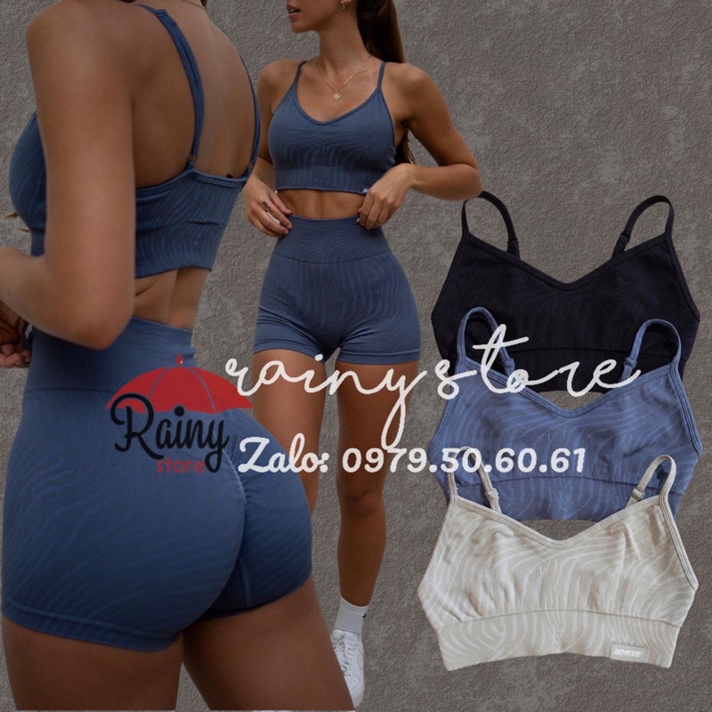 [Hàng Cao Cấp] Bộ Đồ Tập Gym, Yoga BoTee Bra Short - Đồ Tập Rainy Store