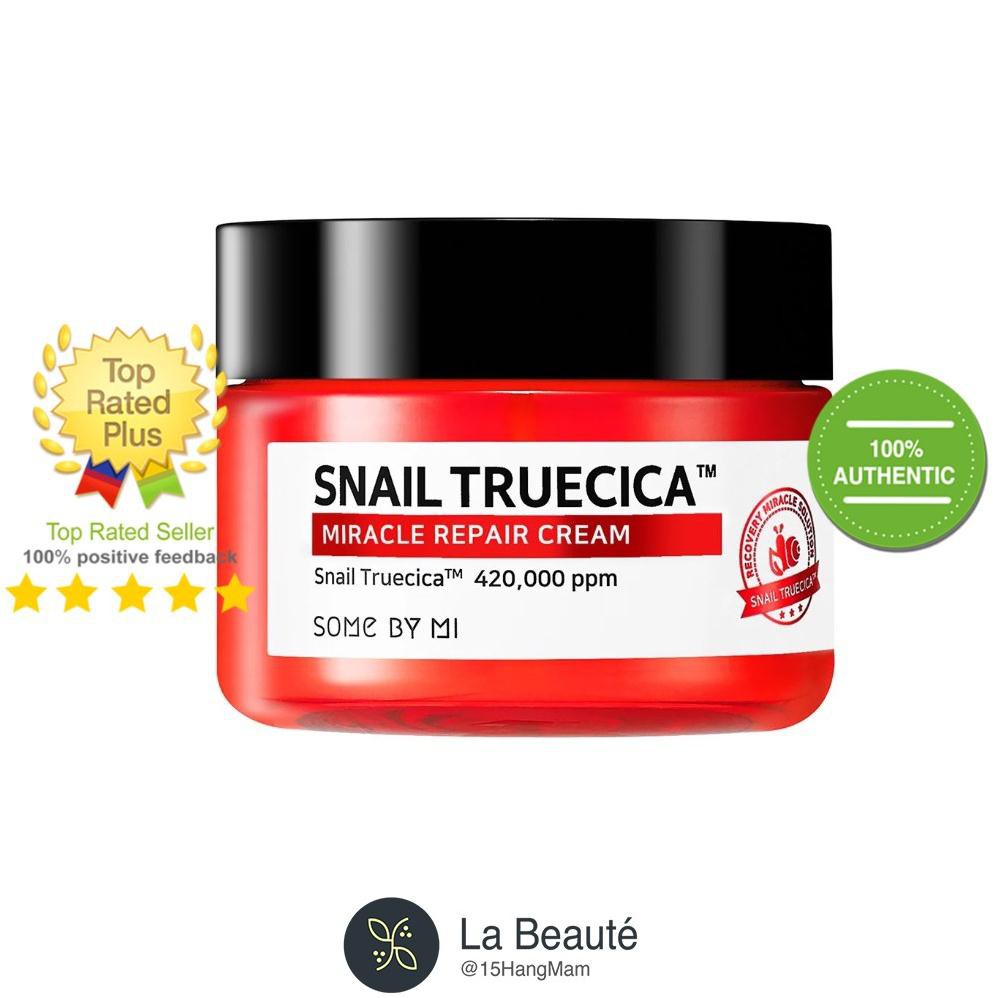 [Chính Hãng] Kem Dưỡng Phục Hồi Da Sau Mụn - Some By Mi Snail Truecica Miracle Repair Cream 60gr