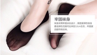 TẤT LƯỜI NỮ 13 màu (Có miếng slicon)