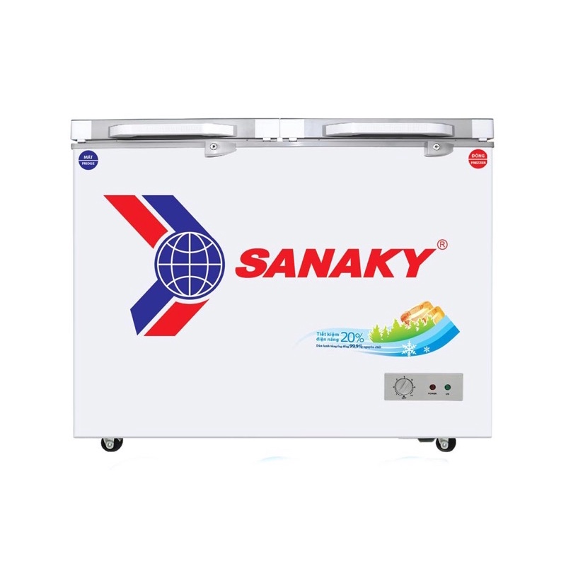 Tủ đông Sanaky VH-2599W2K 2 chế độ 195 lít