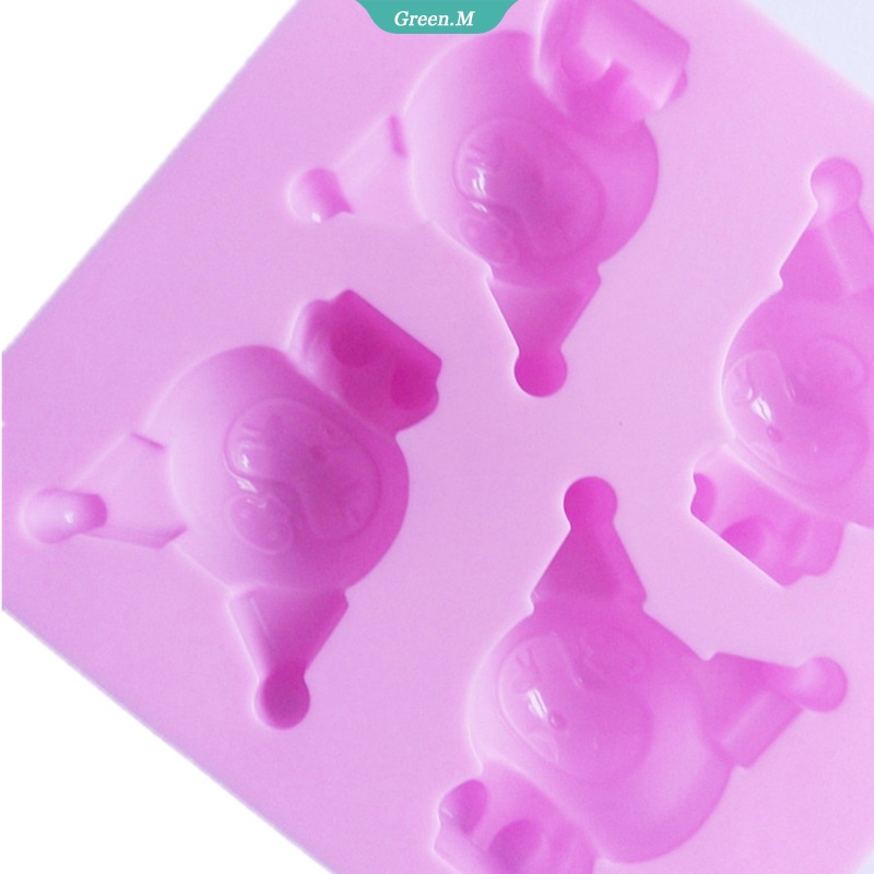 Khuôn Làm Đá/ Sô Cô La/ Bánh Quy Bằng Silicon Họa Tiết Hoạt Hình Kuromi Đáng Yêu DIY