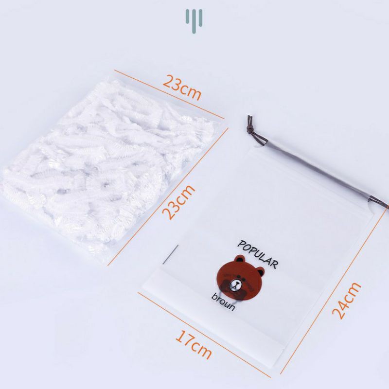 BỌC THỰC PHẨM GẤU ĐA NĂNG 3 TRONG 1 SET 100c