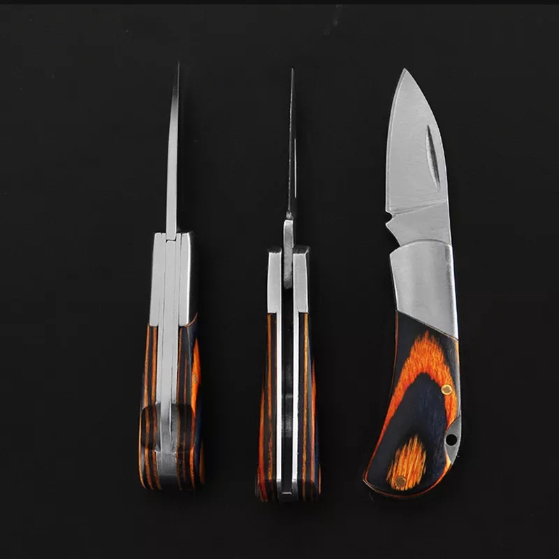 Dao Gấp Làm Móc Khóa Mini, Lưỡi Thép Không Rỉ