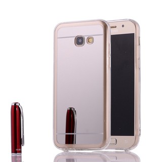 For [ Samsung A7 2017/A720 ] Mirror Soft TPU Silicone Back Phone Case
