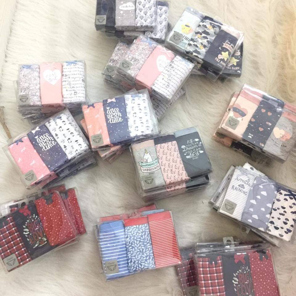 [Hàng mới] Set quần lót cotton Oysho