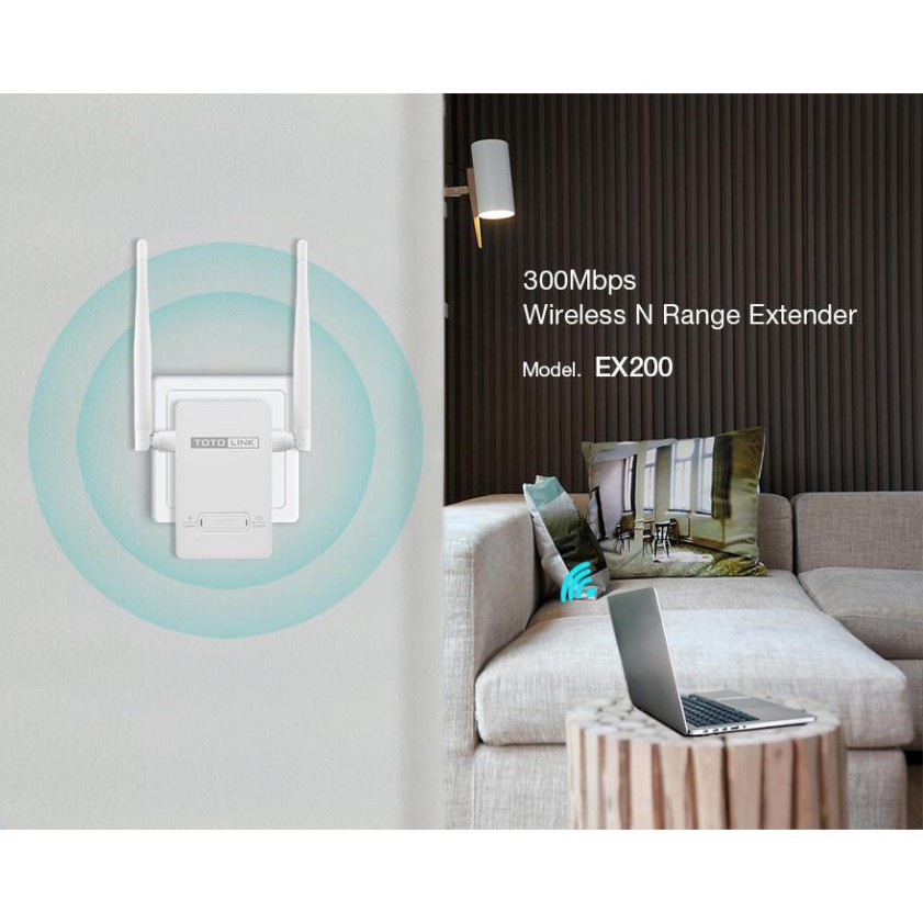 Thiết bị kích sóng Wifi TOTO LINK-EX200 | BigBuy360 - bigbuy360.vn