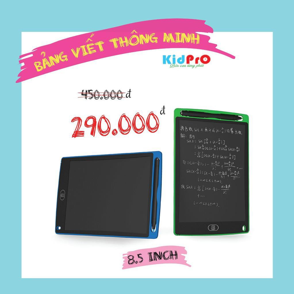 Bảng viết vẽ thông minh LCD tự xóa chỉ bằng một nút bấm size 8,5 inch [ SIÊU RẺ ]