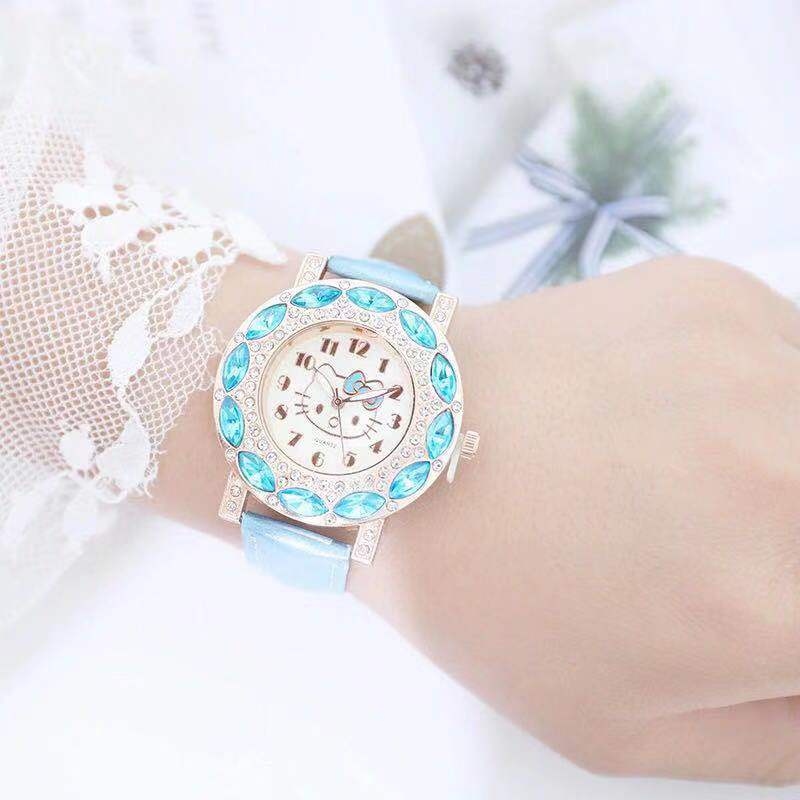 Đồng hồ đeo tay chủ đề hoạt hình đáng yêu cho bé gái