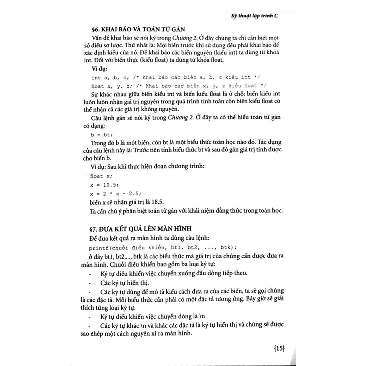 Sách - Giáo Trình Kỹ Thuật Lập Trình C - Căn Bản - Nâng Cao - Huy Hoàng