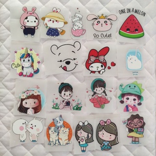 Hình dán nhiệt cute nhiều mẫu đủ size