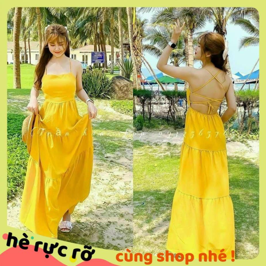 Váy maxi dáng dài, đầm đẹp mùa hè, hàng chuẩn đẹp bán shop, phom váy dưới 52kg