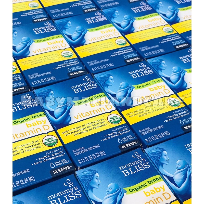 VITAMIN D3 ORGANICS BABY CHO BÉ SƠ SINH mommy