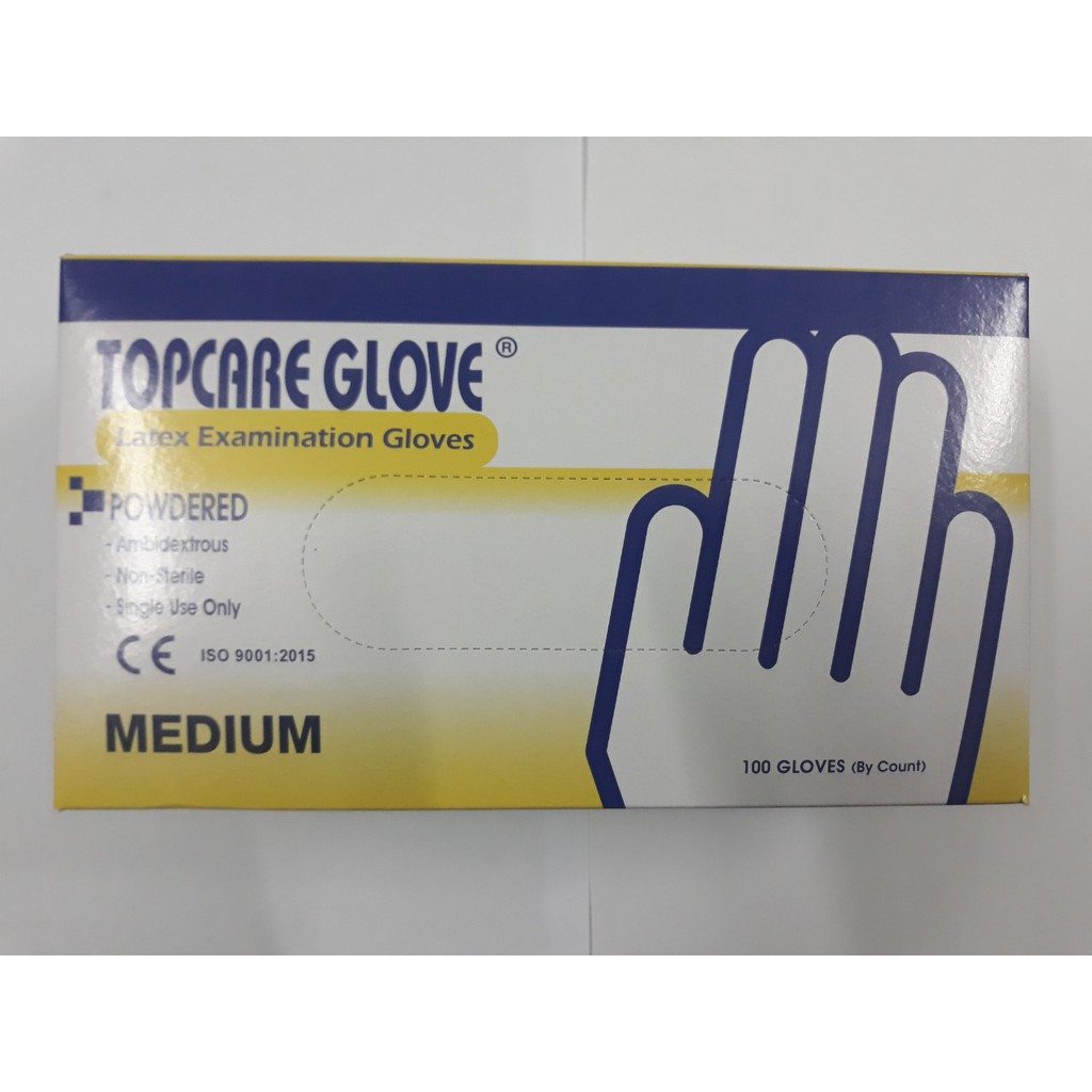 Combo 2 Hộp Găng tay y tế Topcare Glove (hộp 50 đôi)