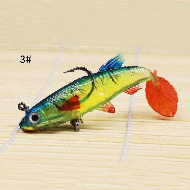 Mồi Giả Câu Cá Mềm Hình Con Sâu 9cm/14g