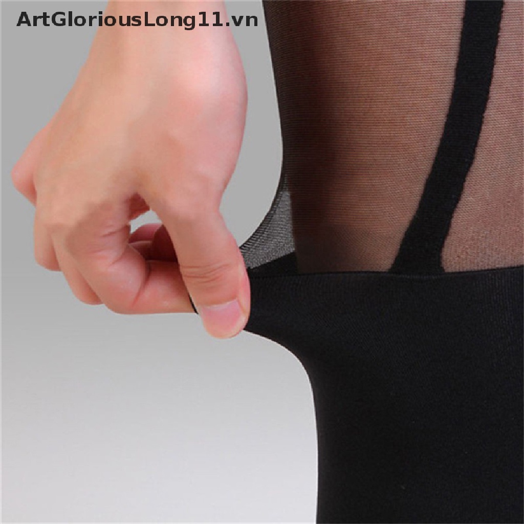 【ArtGloriousLong】 Fashion Women Girls Temptation Sheer Mock Suspender Tights Pantyhose Stockings .