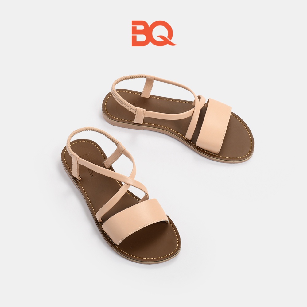 [Mã BMLTA50 giảm đến 50K đơn 99K] Giày sandal nữ đẹp quai ngang đế bệt SD BQ06