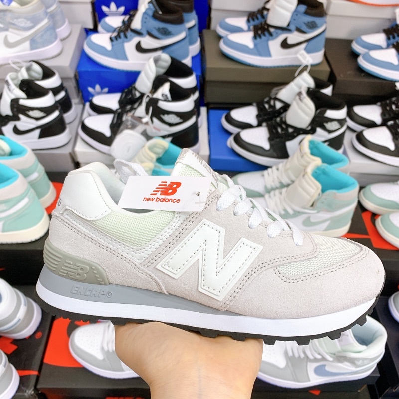 [ẢNH THẬT] Giày Thể Thao NB 574 Xám Trắng Cao Cấp, Giầy Newbalance574 Grey Hot hit