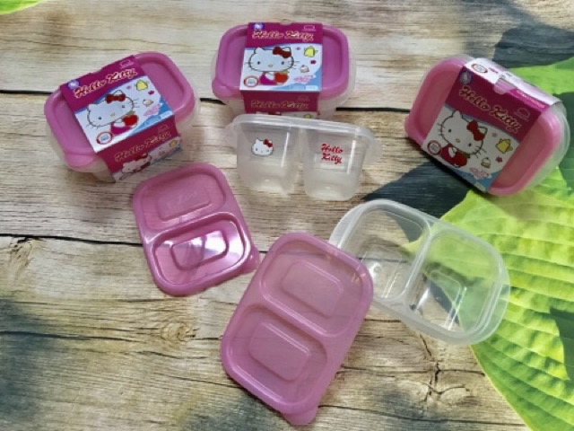Set Hộp trữ thực phẩm locknlock hello kitty 260ml | BigBuy360 - bigbuy360.vn