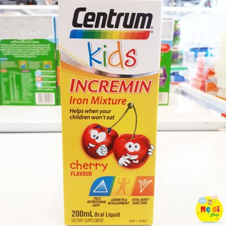 Siro Centrum Kids 200ml Incremin Iron Mixture của Úc cho trẻ biếng ăn
