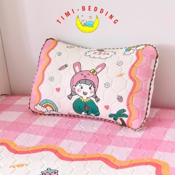 Gối cao su non cho bé sơ sinh, 2 tuổi, 3 tuổi – gối cho bé sơ sinh kích thước 30x50cm – Timibedding