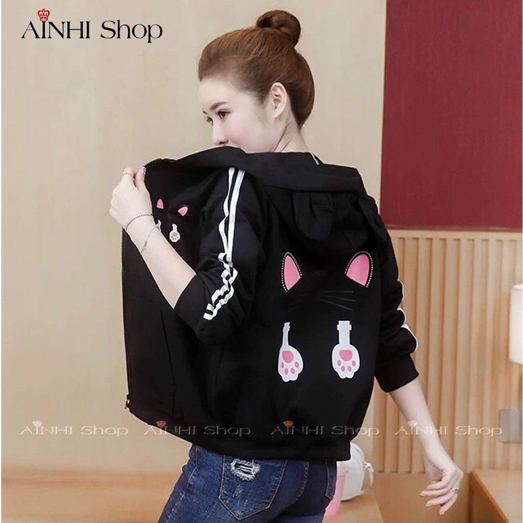 Áo Khoác Nữ ❤️FREESHIP❤️ Áo Khoác Dù Nữ Chống Nắng Xanh Tai Mèo Dễ Thương | BigBuy360 - bigbuy360.vn