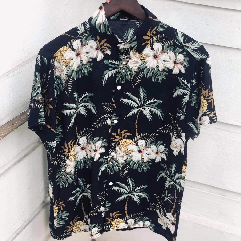 [SALE SOCK] Áo hoa quả pijamas đi biển hawaii, chụp kỷ yếu chất KATE THÁI loại 1 | BigBuy360 - bigbuy360.vn