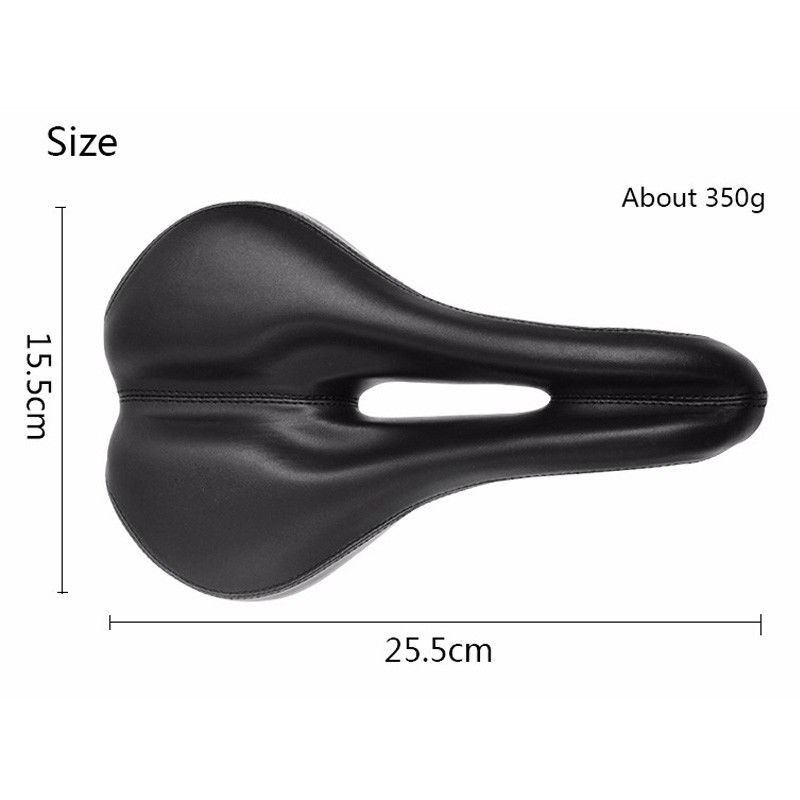 Yên Xe Đạp Địa Hình Rockbros 25.5 x 15.5cm Bằng Chất Liệu Tổng Hợp Mềm Mại