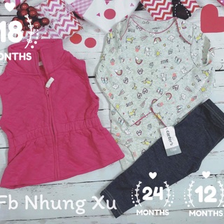 Set carter 3 chi tiết cho bé