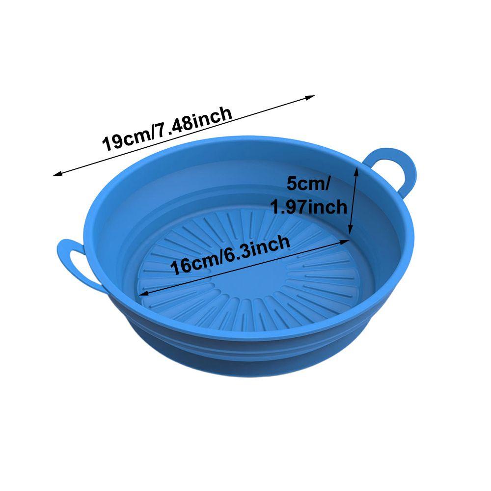 Rổ Silicone Mềm Có Thể Gấp Gọn Dùng Để Nướng Bánh Pizza Tiện Dụng