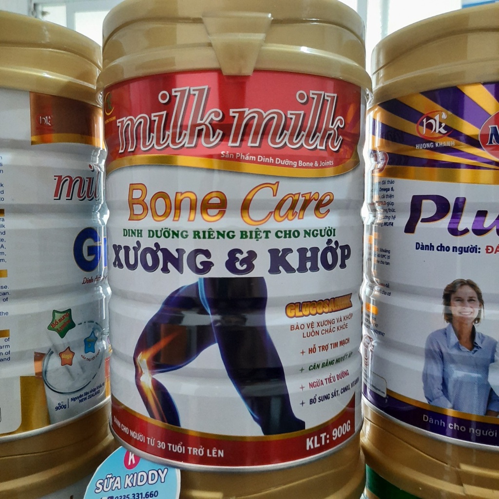 Sữa xương khớp, tiểu đường, huyết áp Milkmilk bonecare 900G