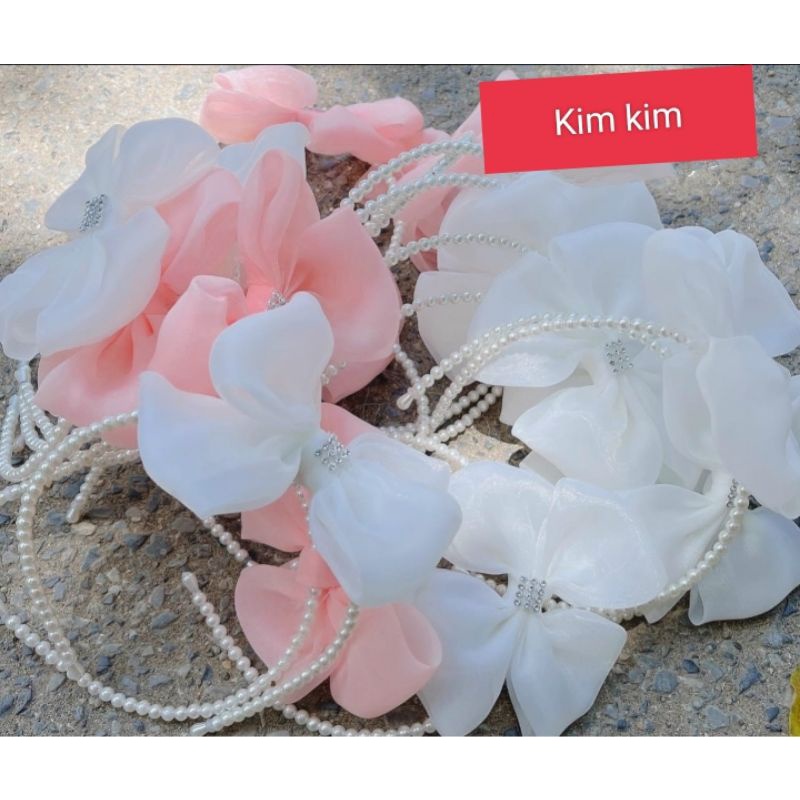 Nơ kèm cài tóc cho bé