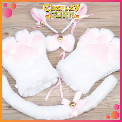 Tai đuôi tay mèo hóa trang mèo neko cosplay siêu dễ thương - CORNCOSPLAY